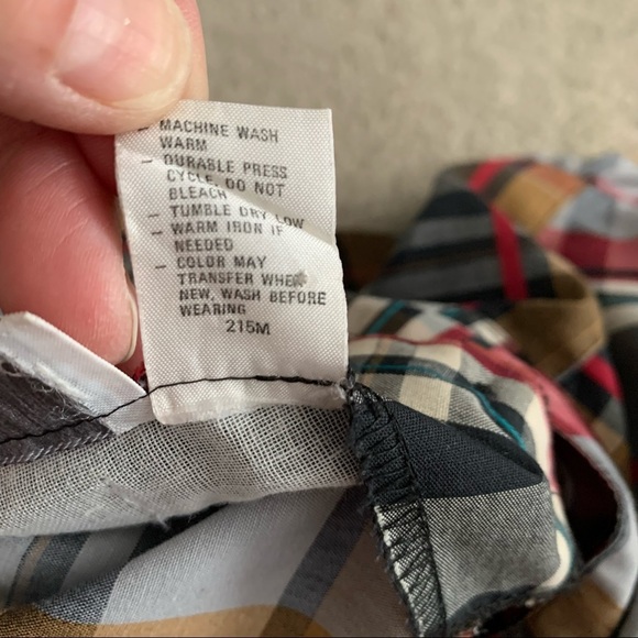 Vintage 70’s Levi’s Strauss & Co Plaid Tie Blouse - Picture 4 of 8